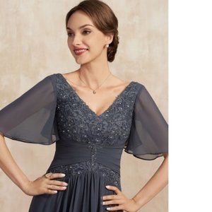 *NEW* JJ House Special Occasion Gown, Color-Regency, Size-24W